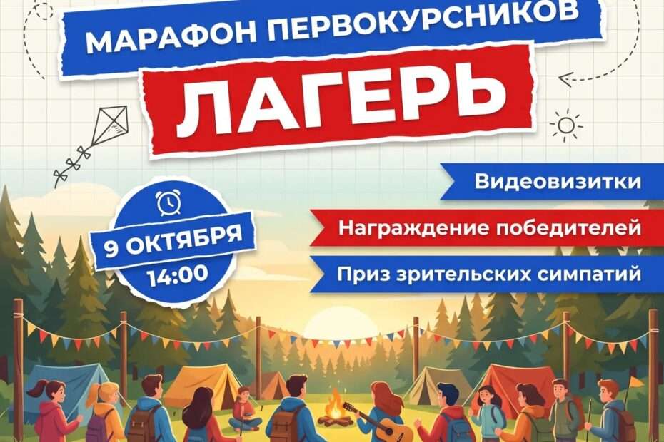 Марафон первокурсников: добро пожаловать в лагерь!